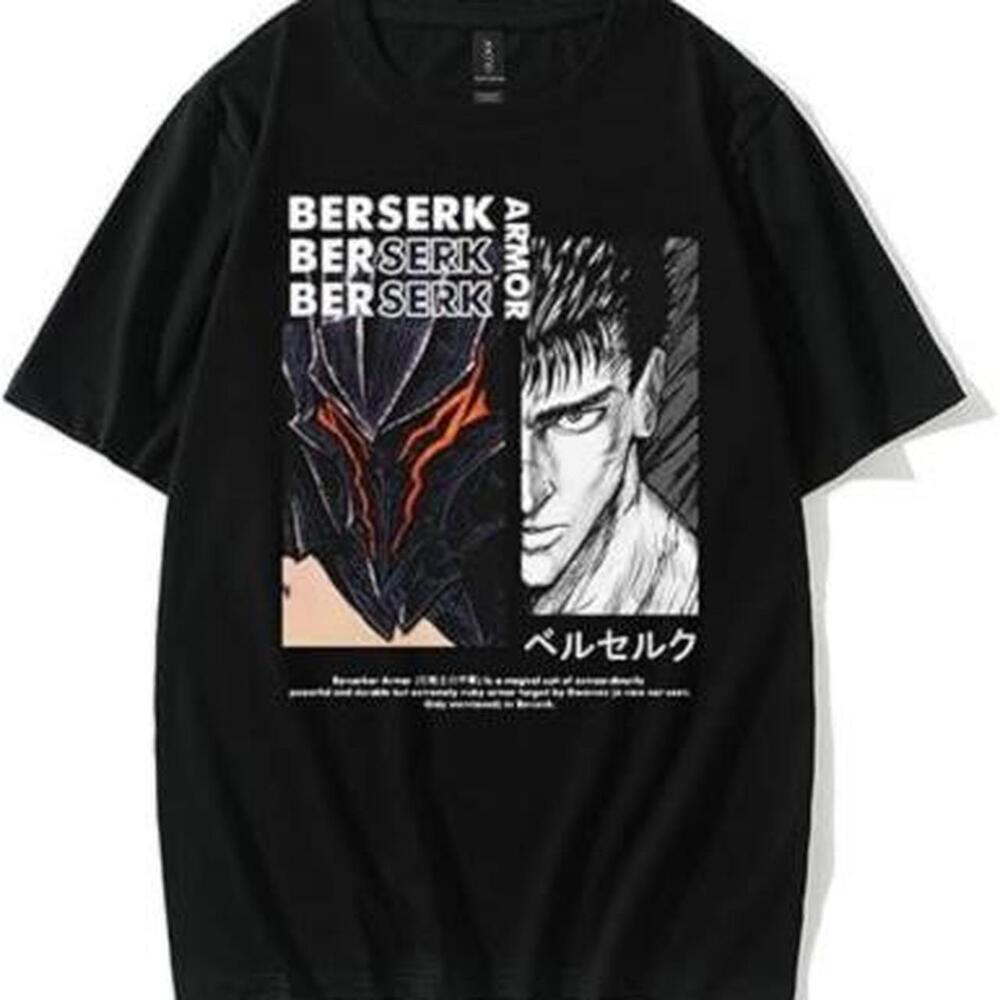 Black Berserk Anime T-Shirt
